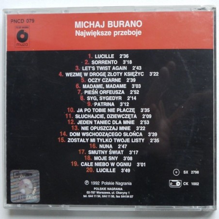 Burano Michaj - Największe przeboje