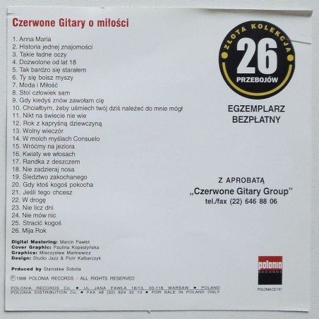 Czerwone Gitary - The Complete Collections (5cd)