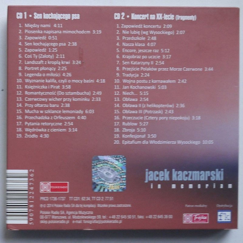 Kaczmarski Jacek - In Memoriam (2cd)