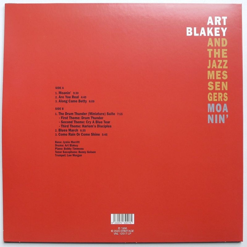 Art Blakey And The Jazz Messengers - Moanin'...