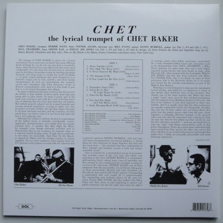 Chet Baker - The Lyrical Trumpet Of Chet Baker