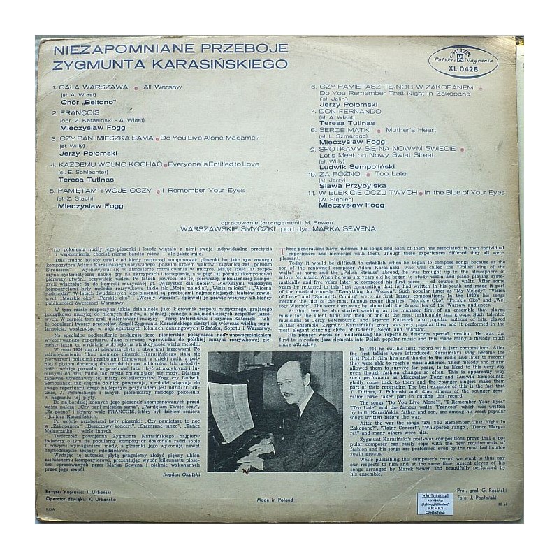 Składanka - Niezapomniane przeboje Zygmunta...
