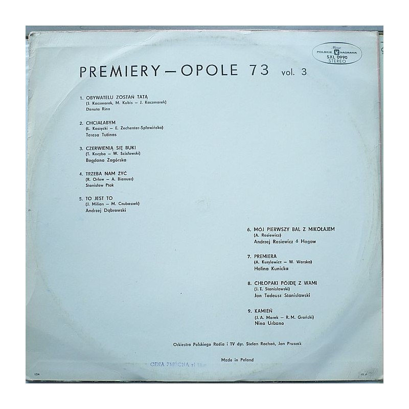 Składanka - Opole '73 vol.3