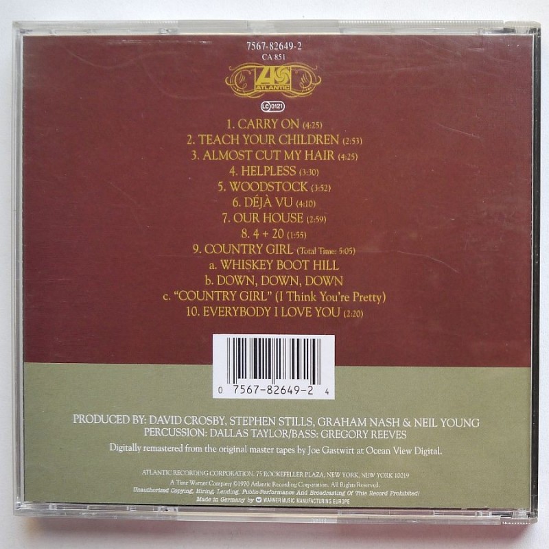 Crosby, Stills, Nash & Young - Deja Vu
