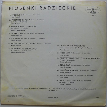 Składanka - Piosenki radzieckie