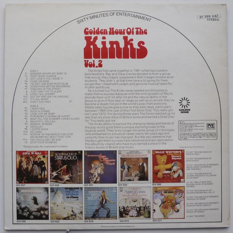 Kinks, The - Golden Hour of the Kinks vol.2