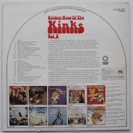 Kinks, The - Golden Hour of the Kinks vol.2