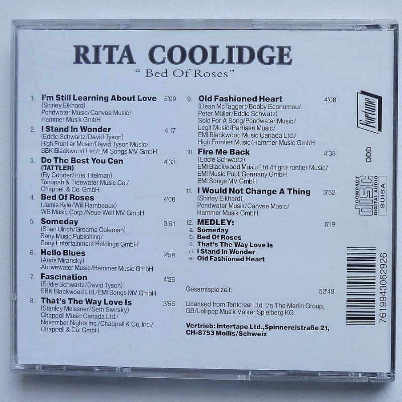 Rita Coolidge - Bed of Roses