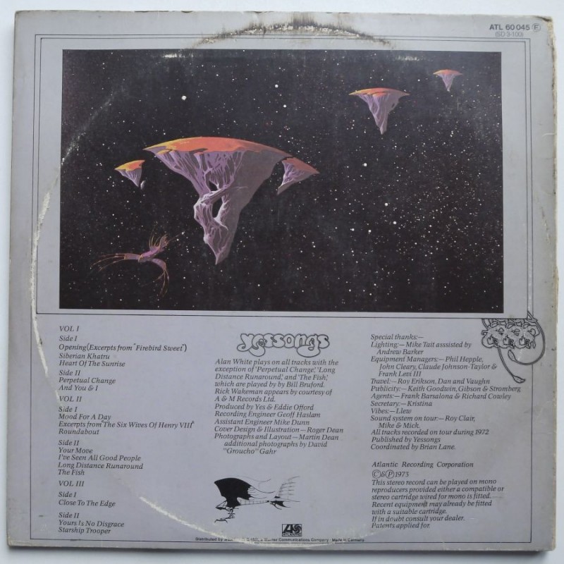 Yes - Yessongs (3lp)