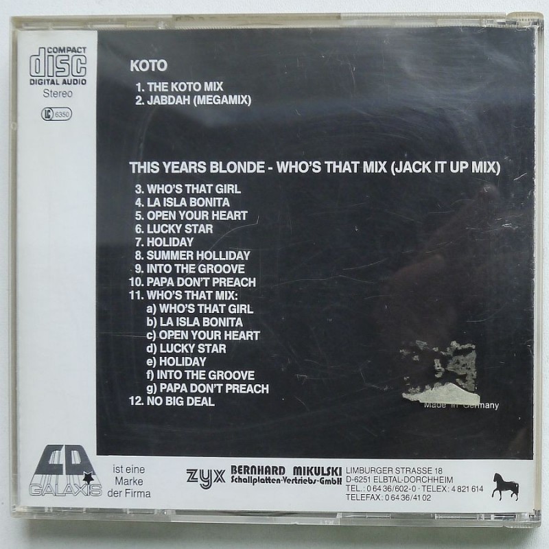 Koto / This Years Blonde - The Koto Mix / Who's...