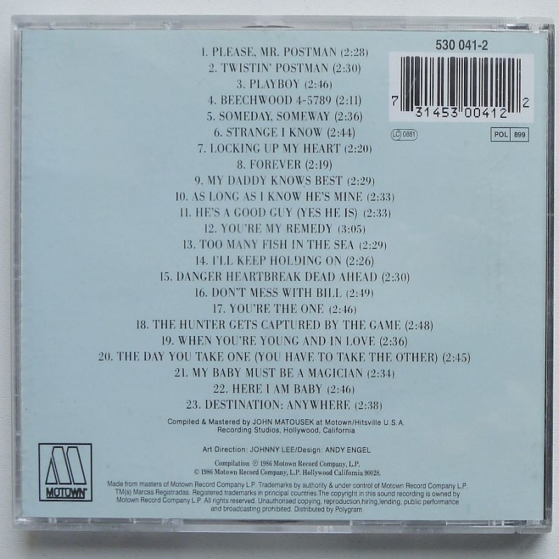 Marvelettes, The - Compact Command Performance...