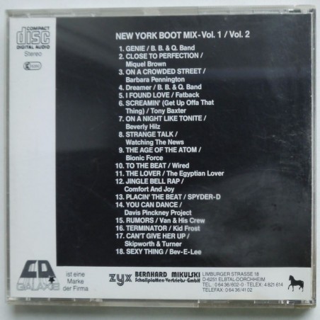 Składanka - New York Boot Mix vol. 1 & 2