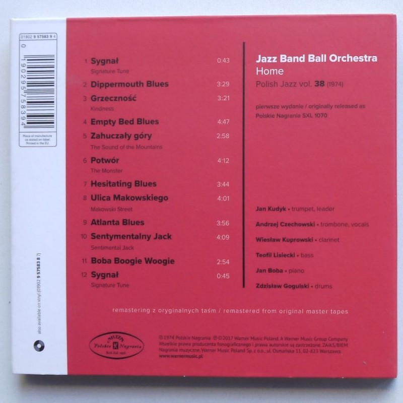 Jazz Band Ball Orchestra - Home (Polish Jazz...