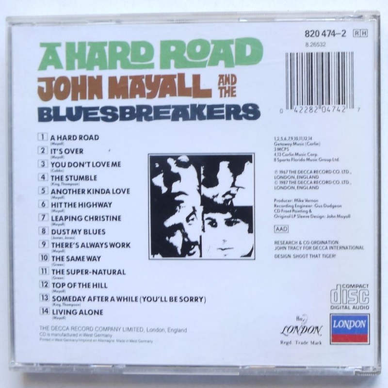 John Mayall and the Bluesbreakers - A Hard Road