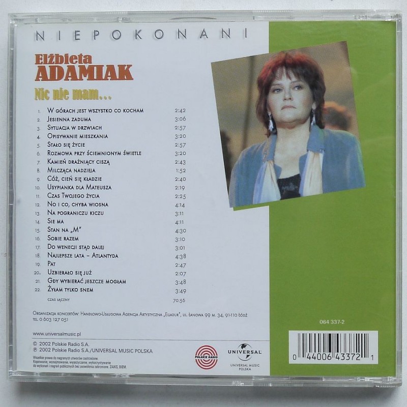 Adamiak Elbieta - Nic nie mam...