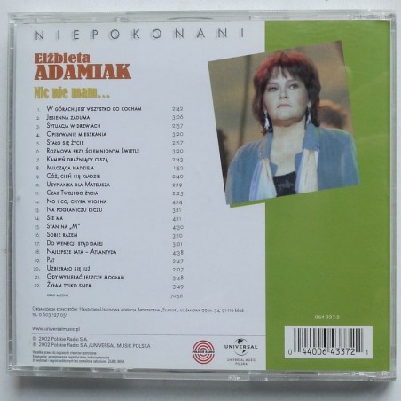 Adamiak Elbieta - Nic nie mam...
