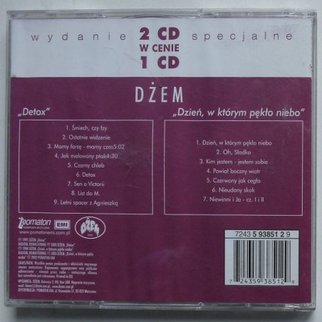Dżem - Detox/Dzień w którym pękło niebo (2cd)