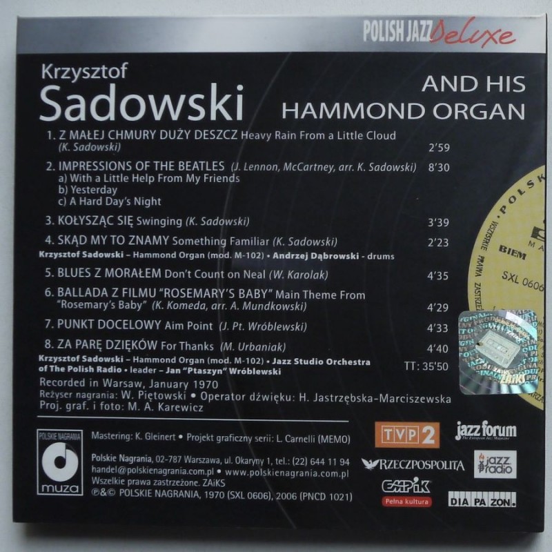 Sadowski Krzysztof - Krzysztof Sadowski And His...