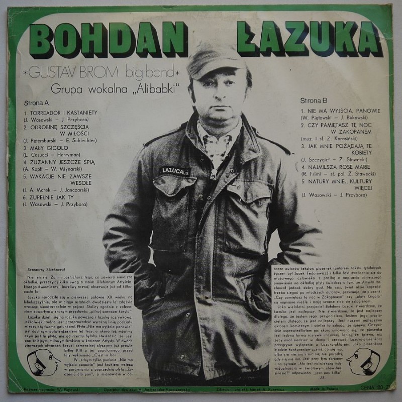 Łazuka Bohdan, Gustav Brom i jego orkiestra -...