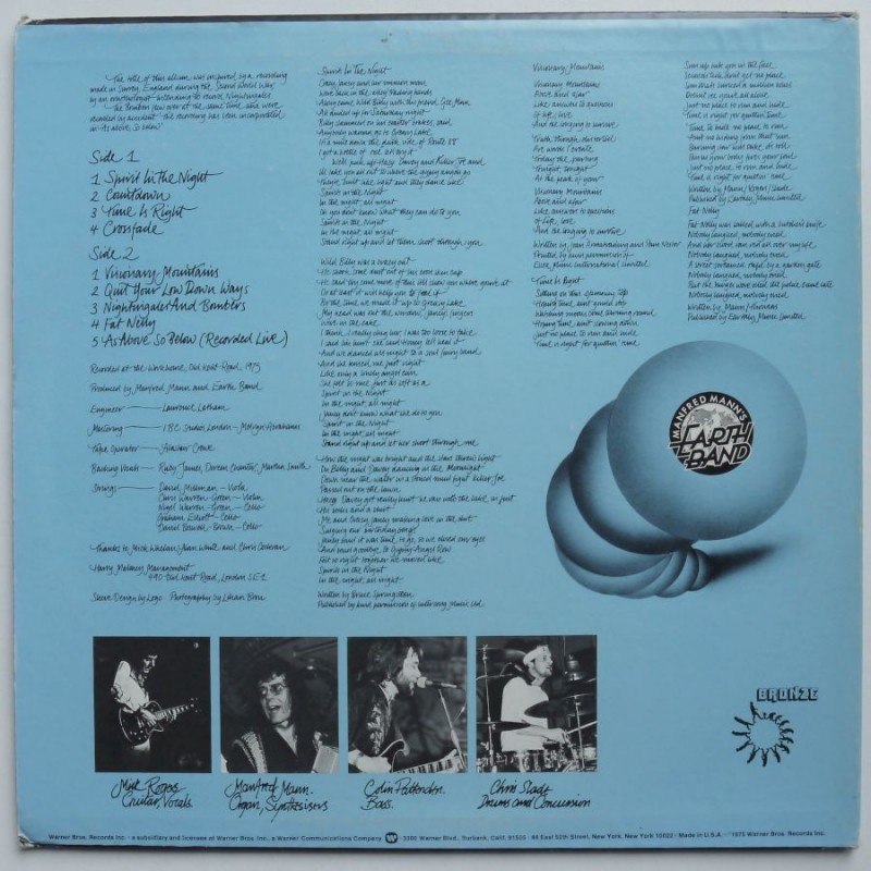 Manfred Mann's Earth Band - Nightingales & Bombers