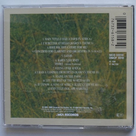 OST - Out of Africa (Pożegnanie z Afryką)