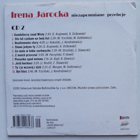 Jarocka Irena - Niezapomniane przeboje 2/2