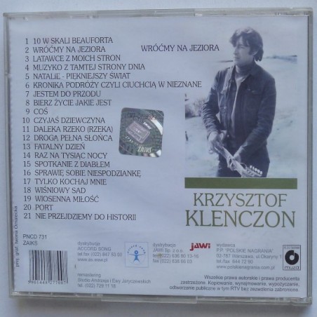 Klenczon Krzysztof - Wróćmy na jeziora