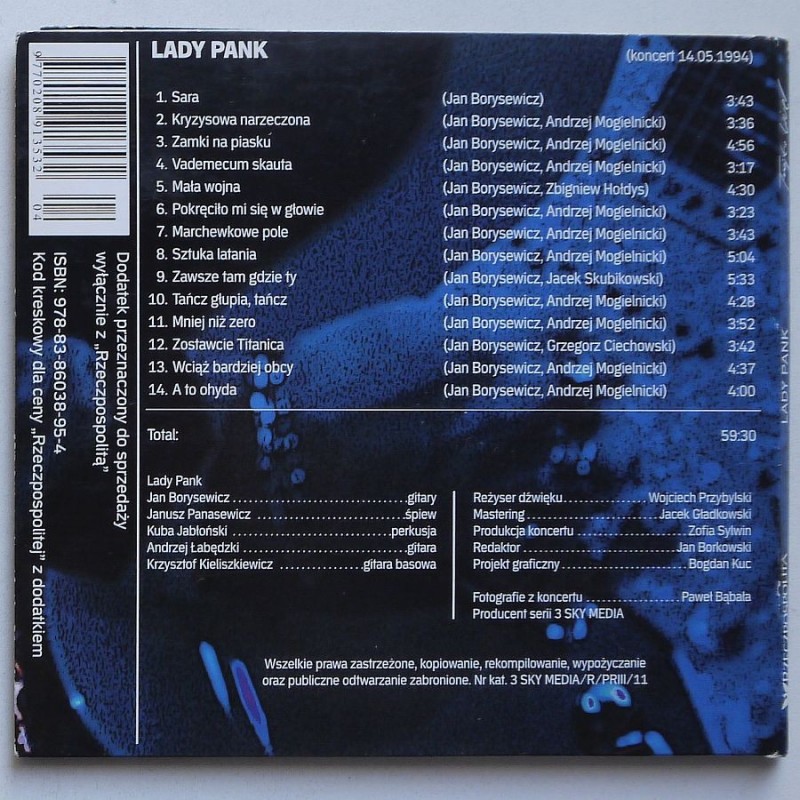 Lady Pank - Trójka Live