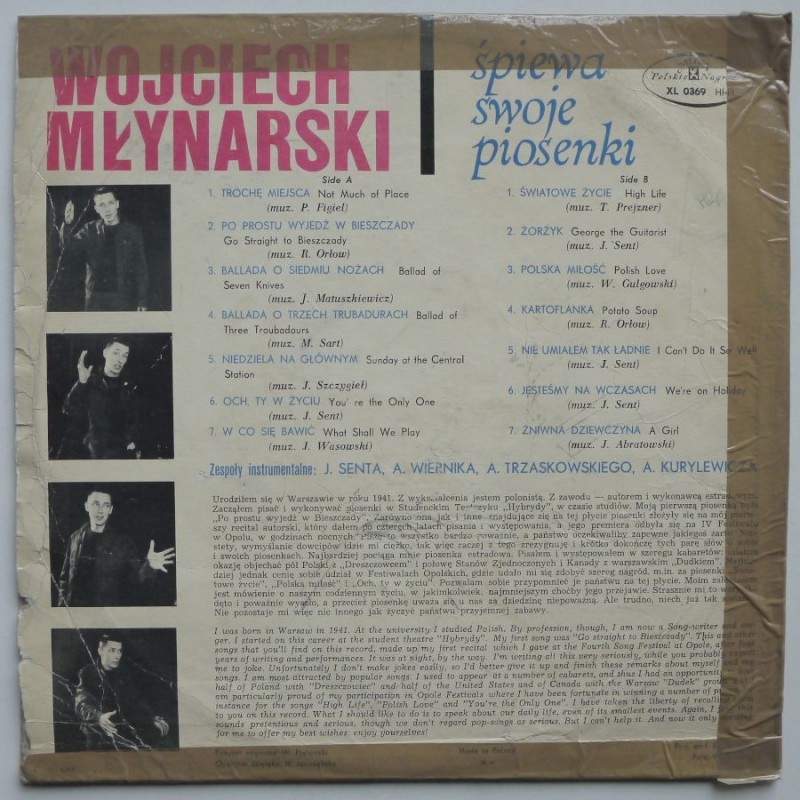 Młynarski Wojciech - Śpiewa swoje piosenki