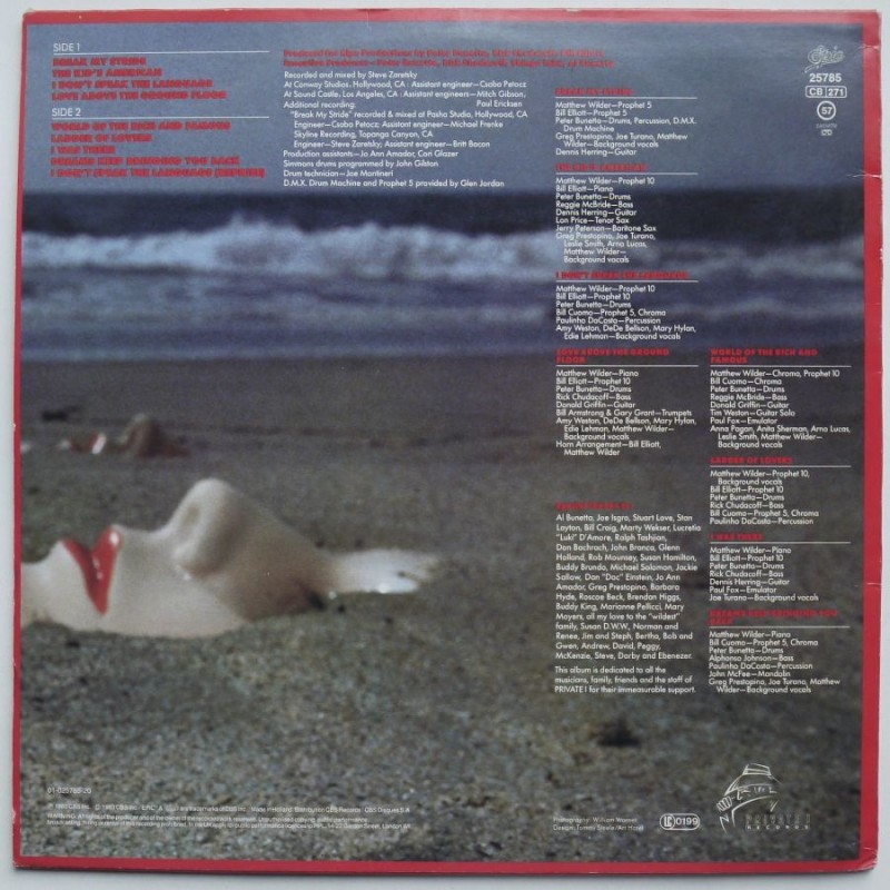 Matthew Wilder - I Don't Speak The Language