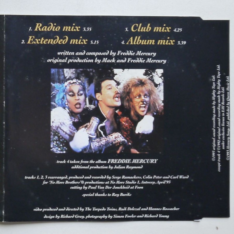 Freddie Mercury - Living on the Own (CDS)