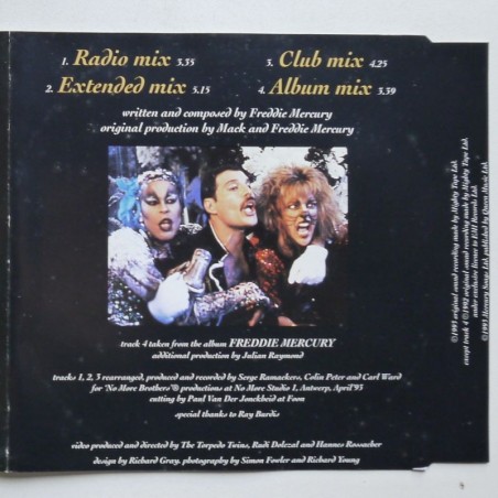 Freddie Mercury - Living on the Own (CDS)