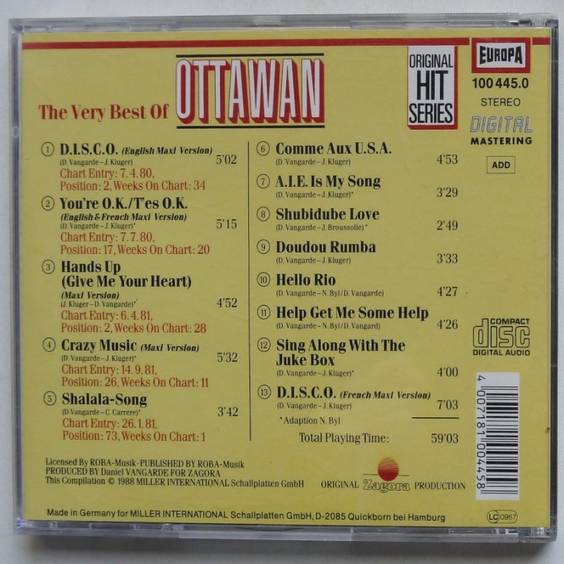 Ottawan - The Very Best Of
