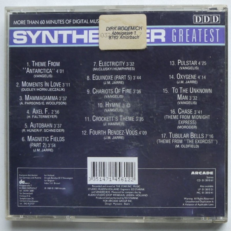 Ed Starink - Synthesizer Greatest