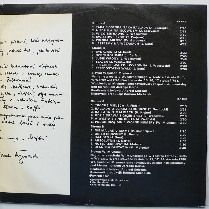 Młynarski Wojciech - Szajba (2lp)