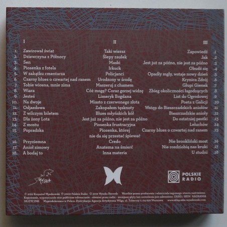 Myszkowski Krzysztof - Urodziny w środę (3cd)