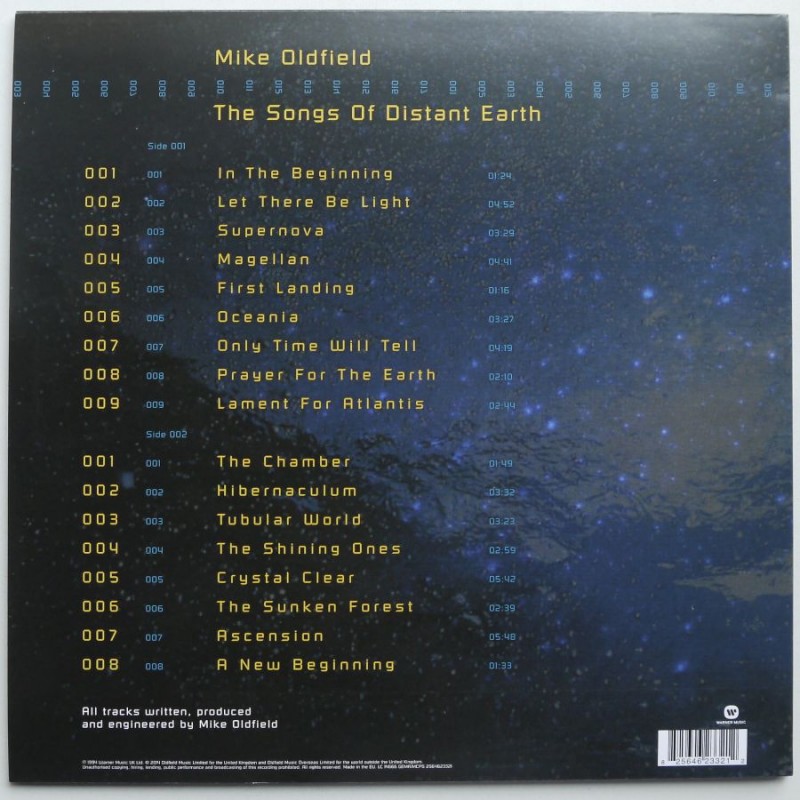 Mike Oldfield - The Songs Of Distant Earth