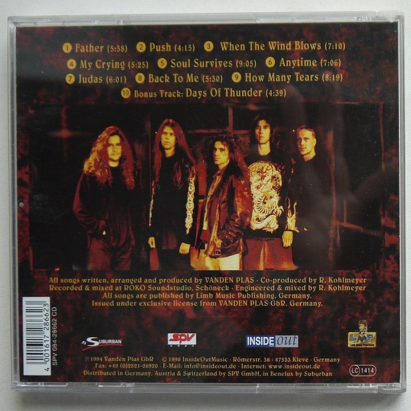 【rodrigo様用】VANDEN PLAS / Colour Temple Vanden Plas – Colour Temple – CD (Album), 1995 [r4339840] | Discogs