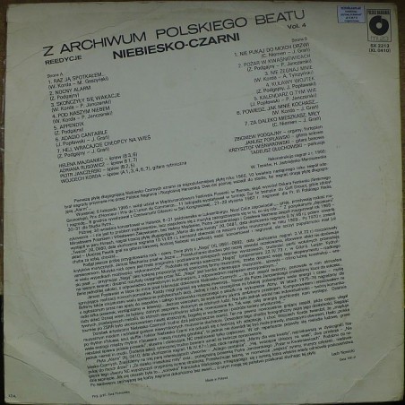 Niebiesko Czarni - Alarm (reedycje vol. 4)