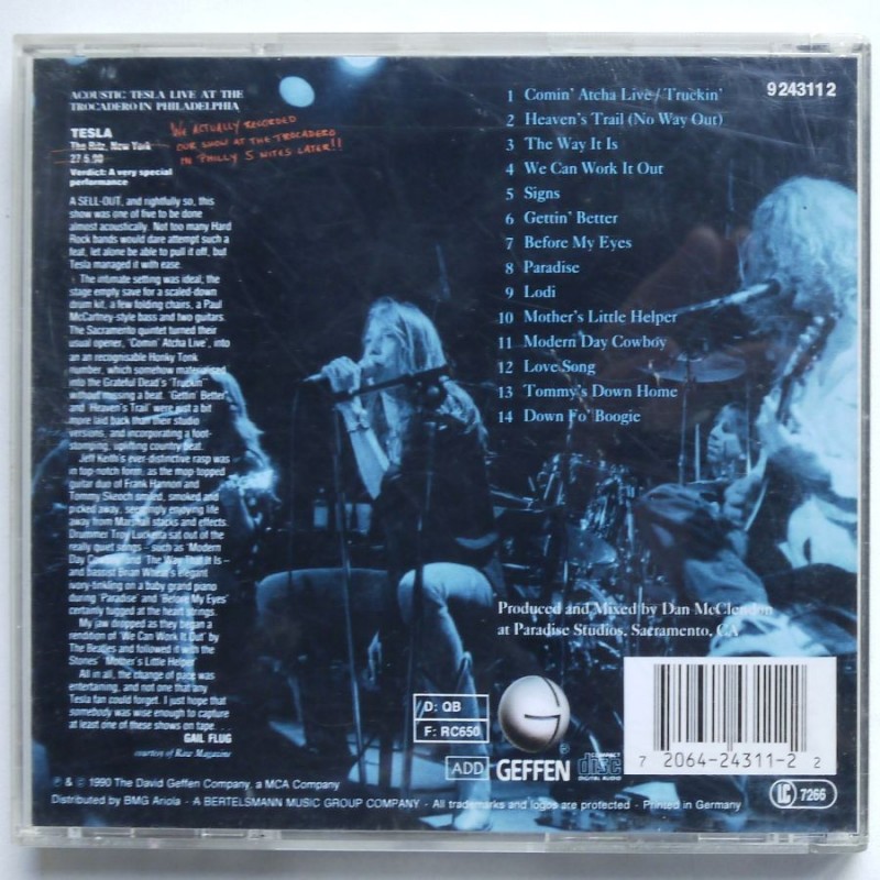 Tesla - Five Man Acoustical Jam