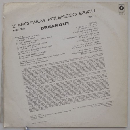 Breakout - Na drugim brzegu tęczy (reedycje vol. 16)