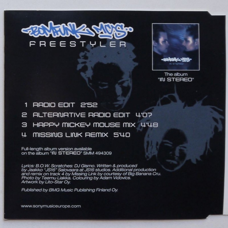 Bomfunk Mc's - Freestyler (CDS)