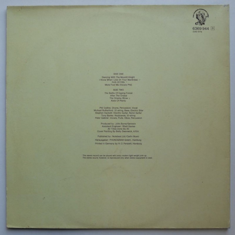 Genesis - Selling England By the Pound