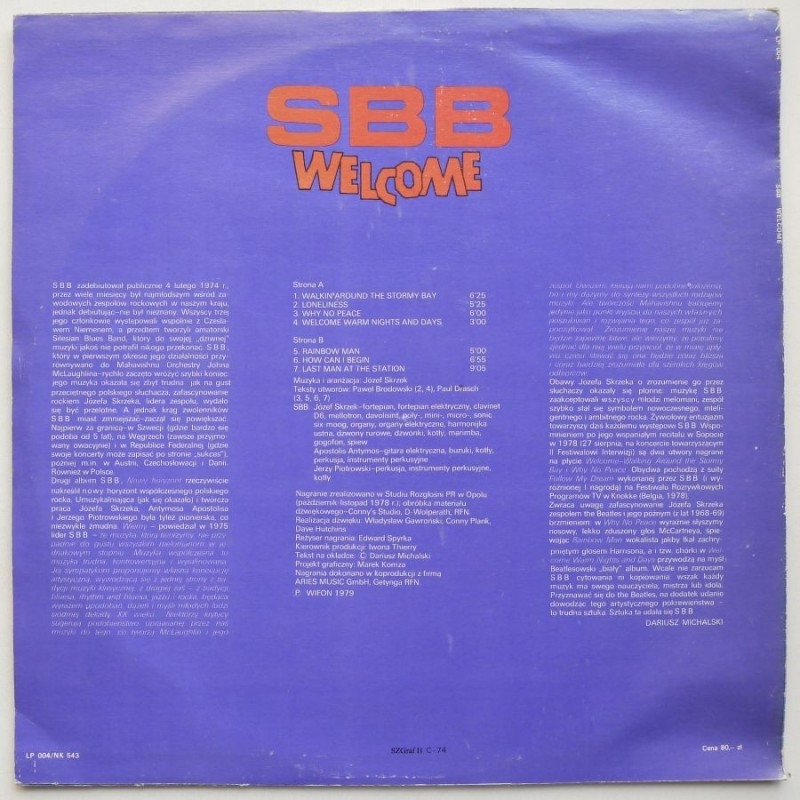 SBB - Welcome