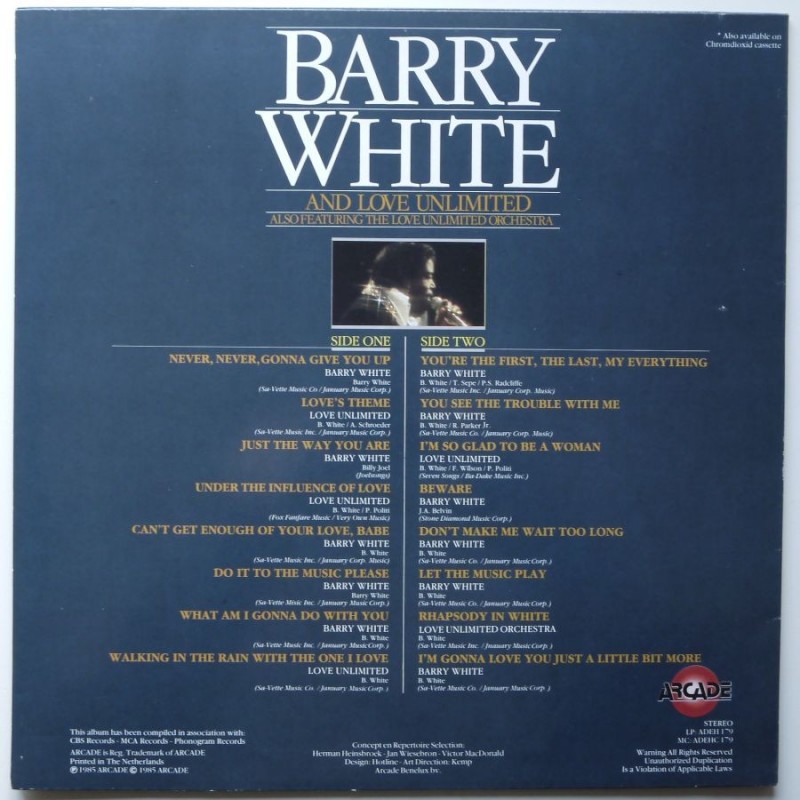 Barry White and The Love Unlimited Orchestra -...