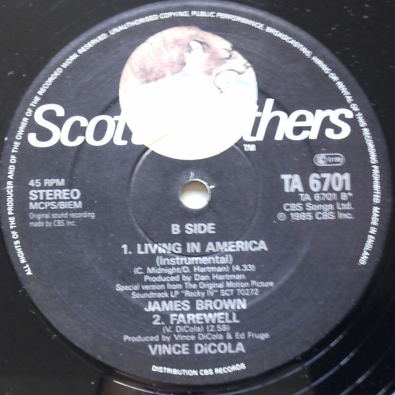 James Brown - Living in America (12’’)