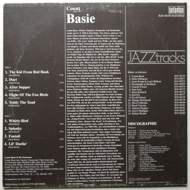 Count Basie - Jazz Tracks