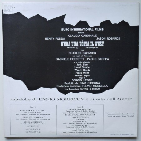 Ennio Morricone - C'Era Una Volta Il West (Colonna Sonora Originale Del Film)