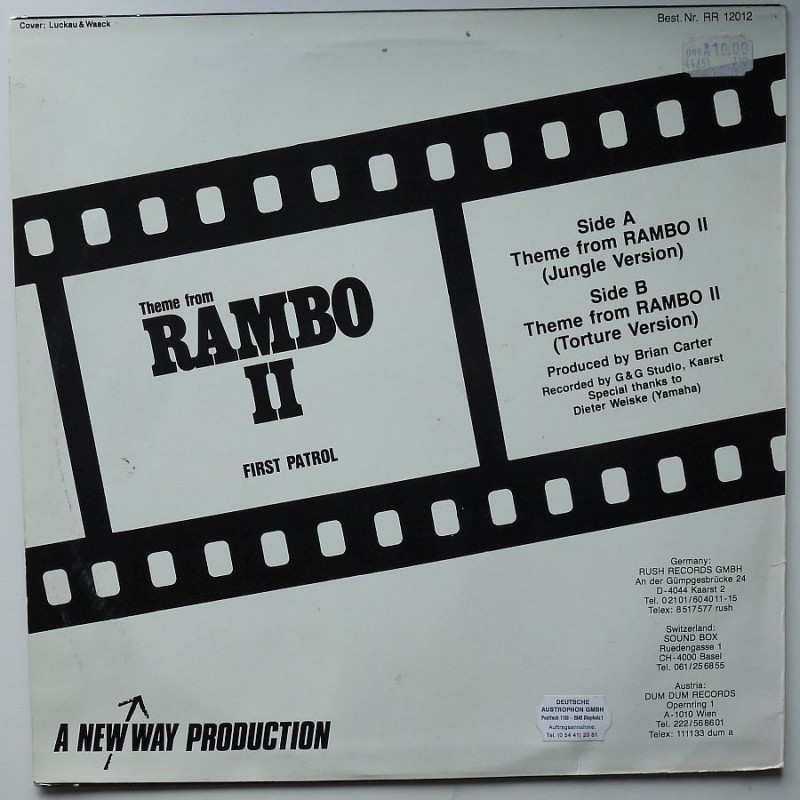 Brian Carter - Theme from Rambo II – First...