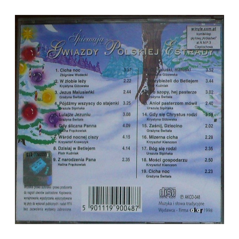 Składanka - Gwiazy polskiej estrady śpiewają...